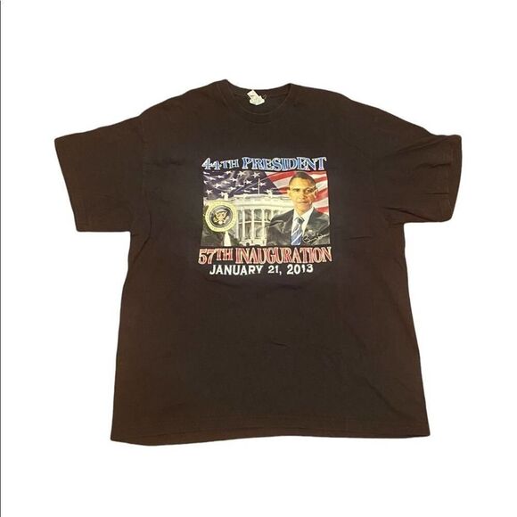 2013 Barack Obama Presidential T-shirt size XL #democrat #liberal - Picture 1 of 8